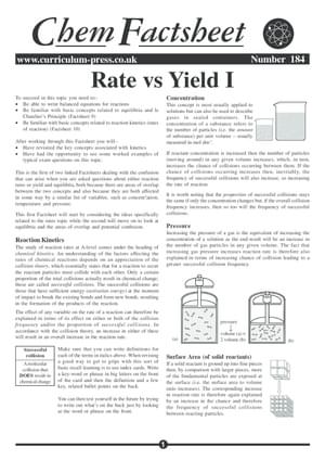 184 Rate V Yield I