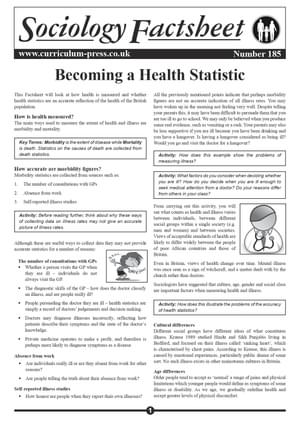 185 Becoming A Health Statistic