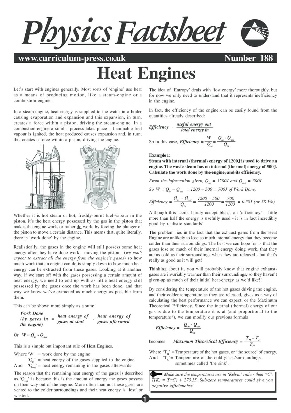 188 Heat Engines