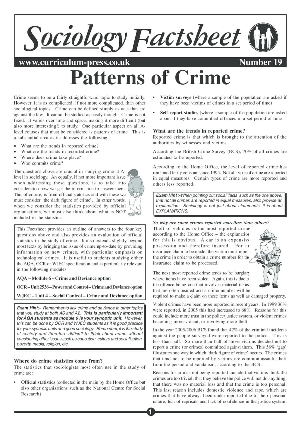19 Patterns Of Crime