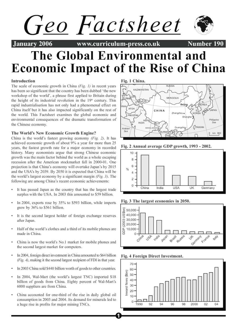 190 Global Economic Impact   China
