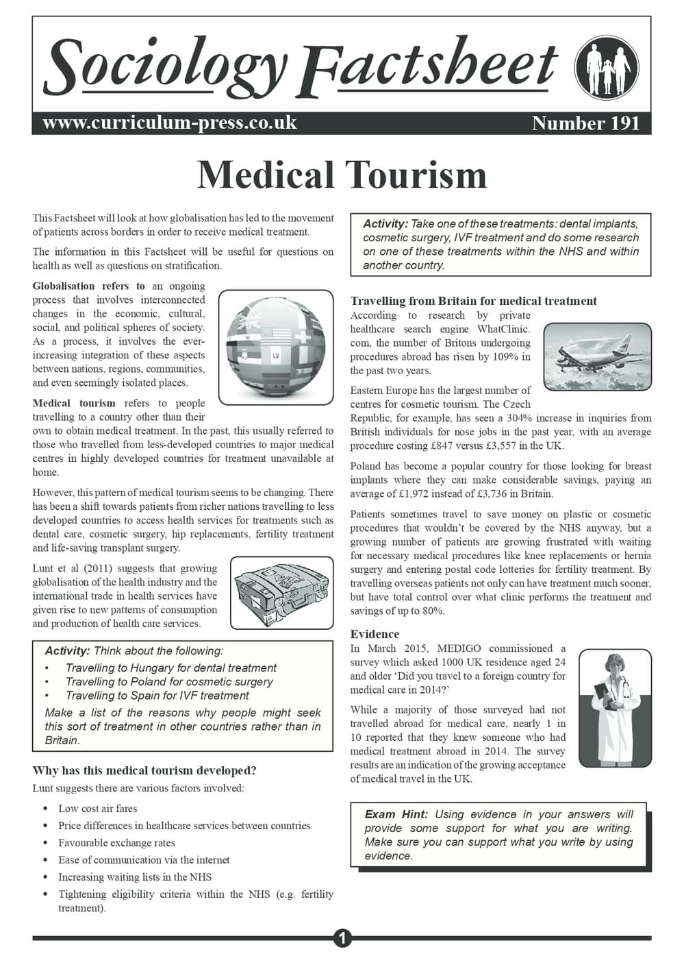 191 Medical Tourism