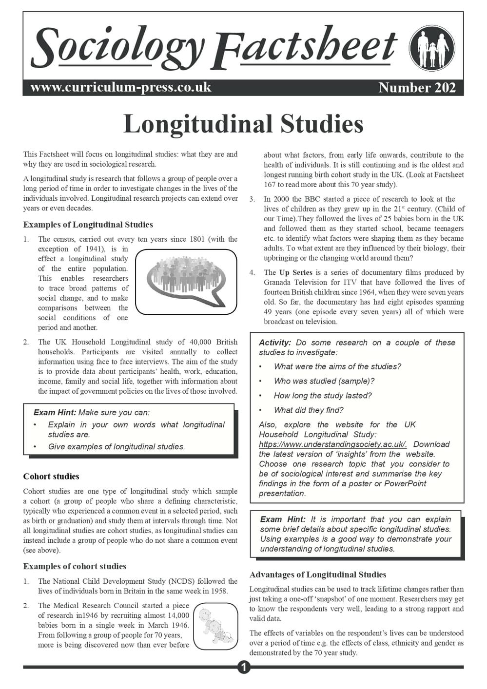 202 Longitudinal Studies