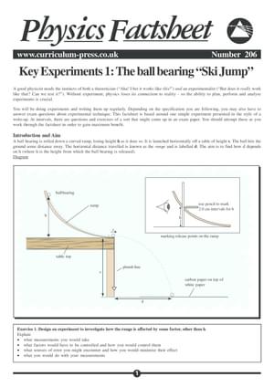 206 Ball Bearing Ski Jump