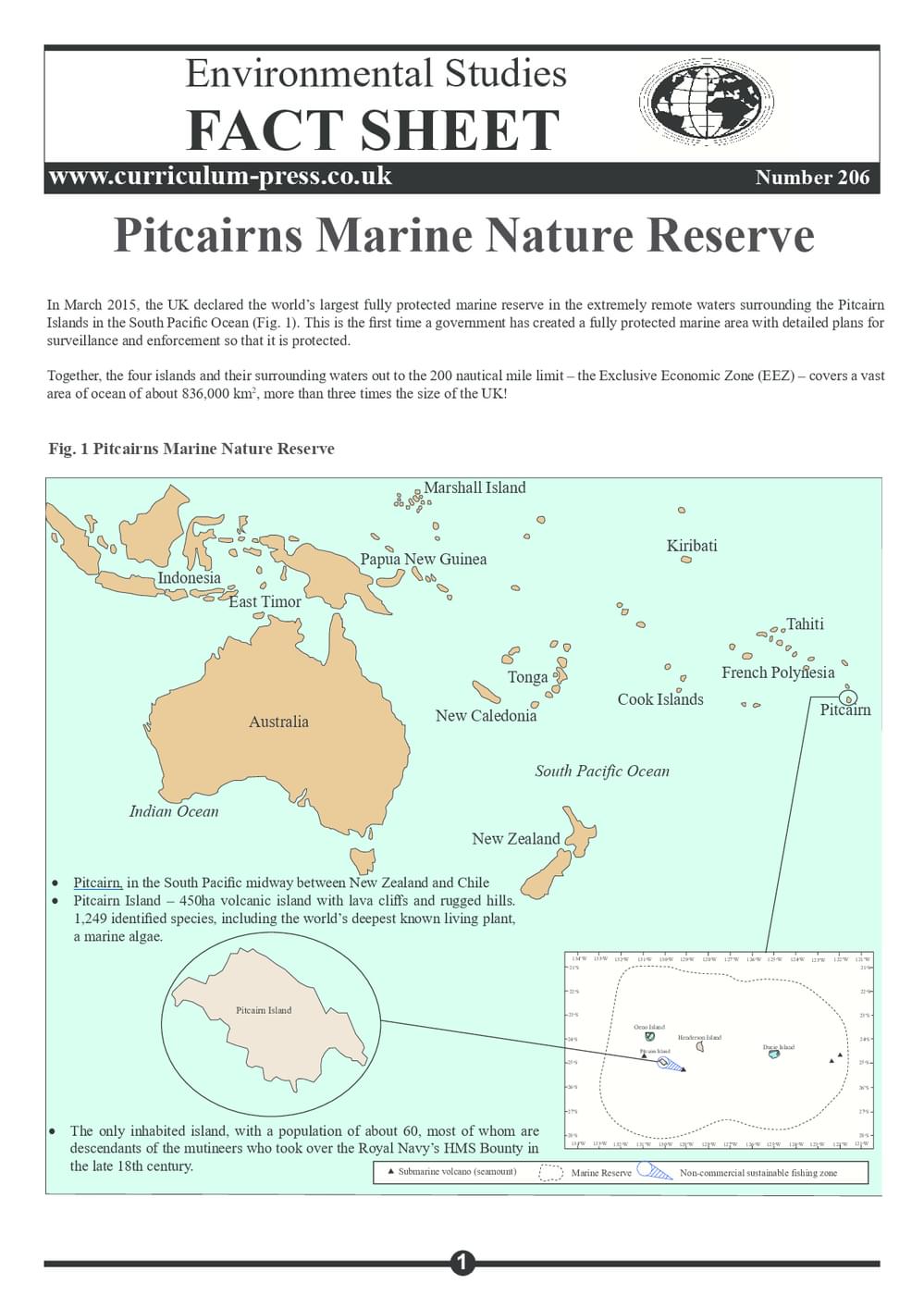 206 Pitcairns Marine Nature Reserve