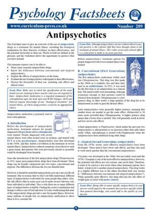 209 Antipsychotics