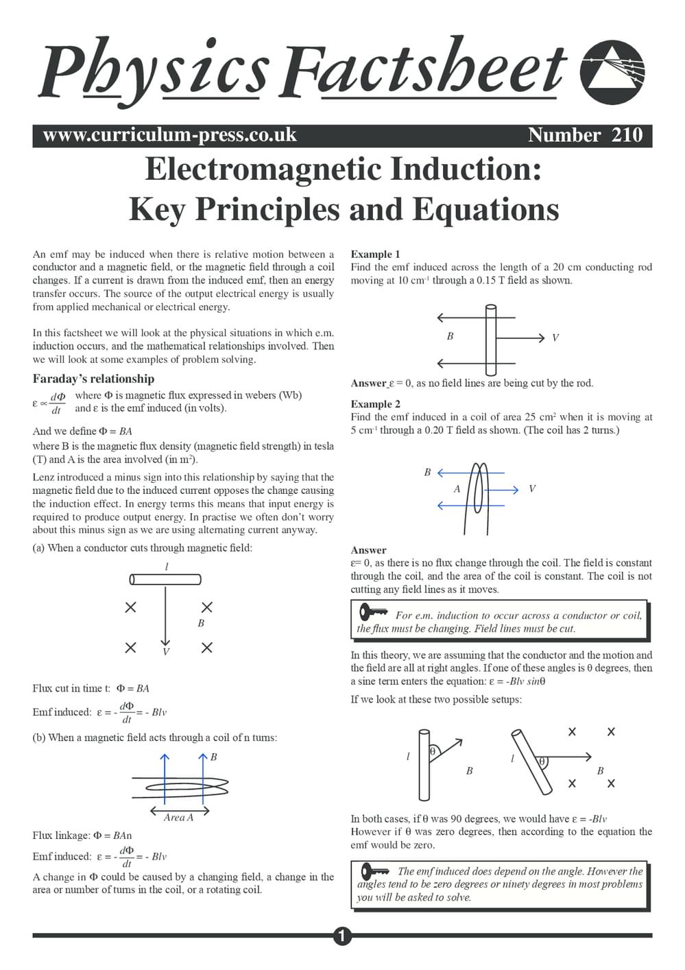 210 Electromagnetic Induction