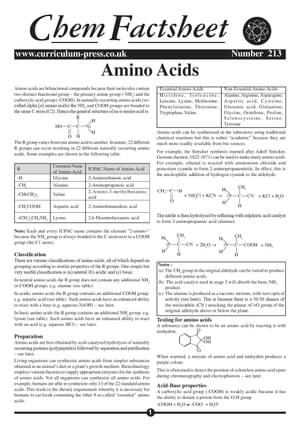 213 Amino Acids