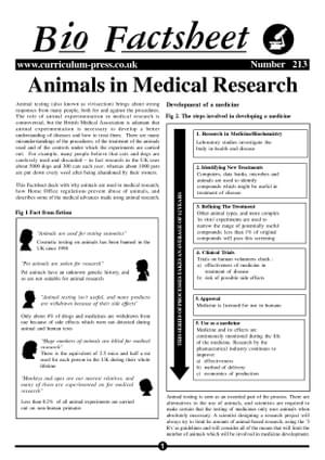 213 Animals In Research