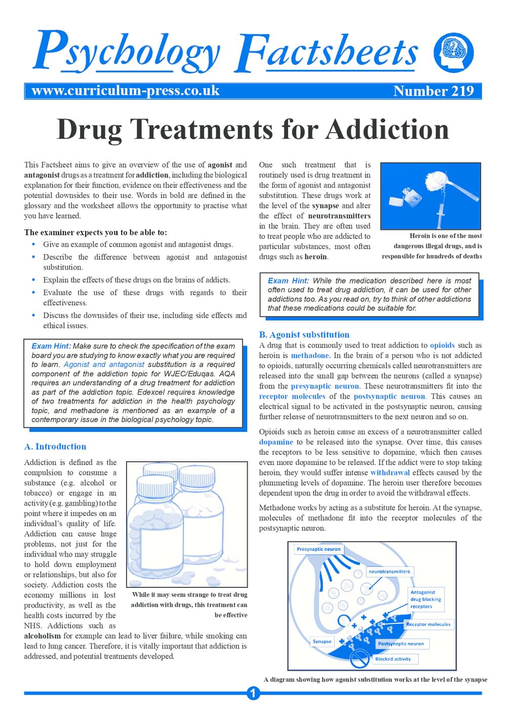 219 Drug Treatments For Addiction