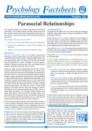 221 Parasocial Relationships