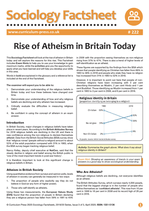 222 Rise of Atheism in Britain Today