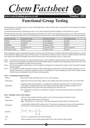 229 Functional Group Testing