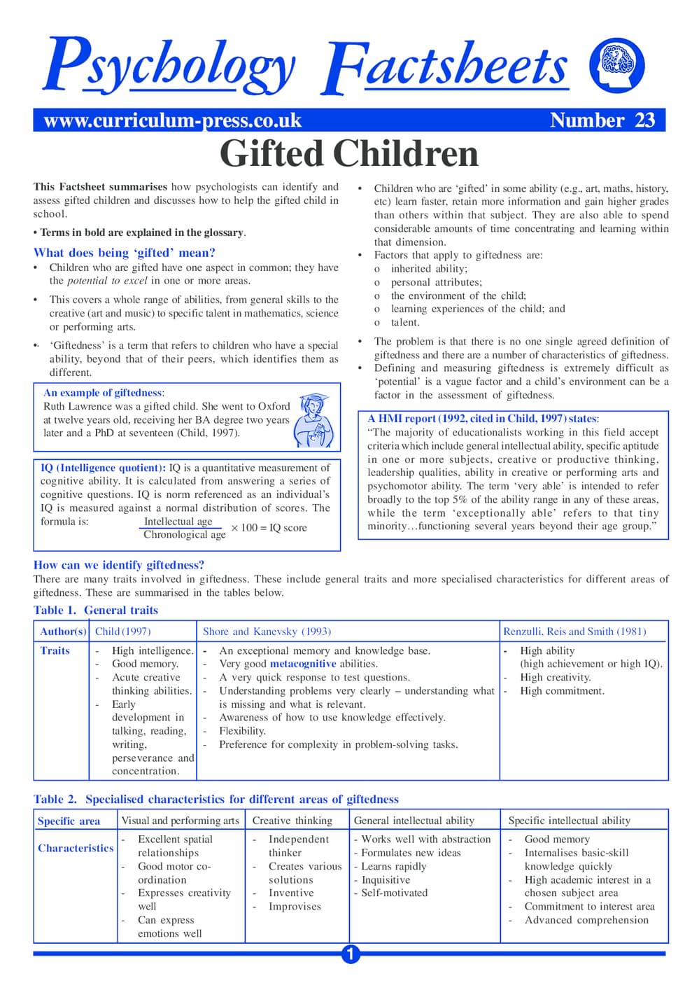 23 Gifted Children