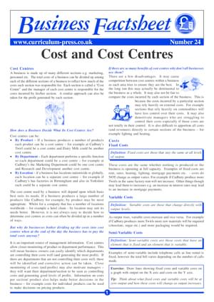 24 Cost And Costing