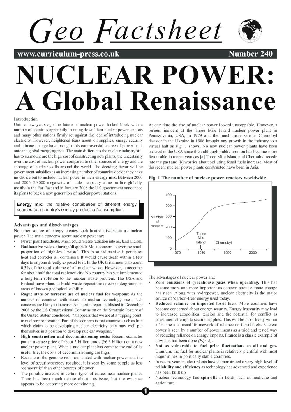 240 Nuclear Power