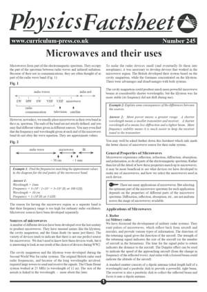 245 Microwaves And Their Uses