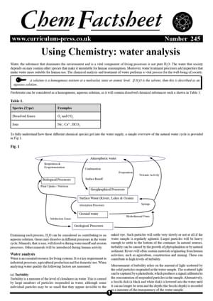 245 Water Analysis