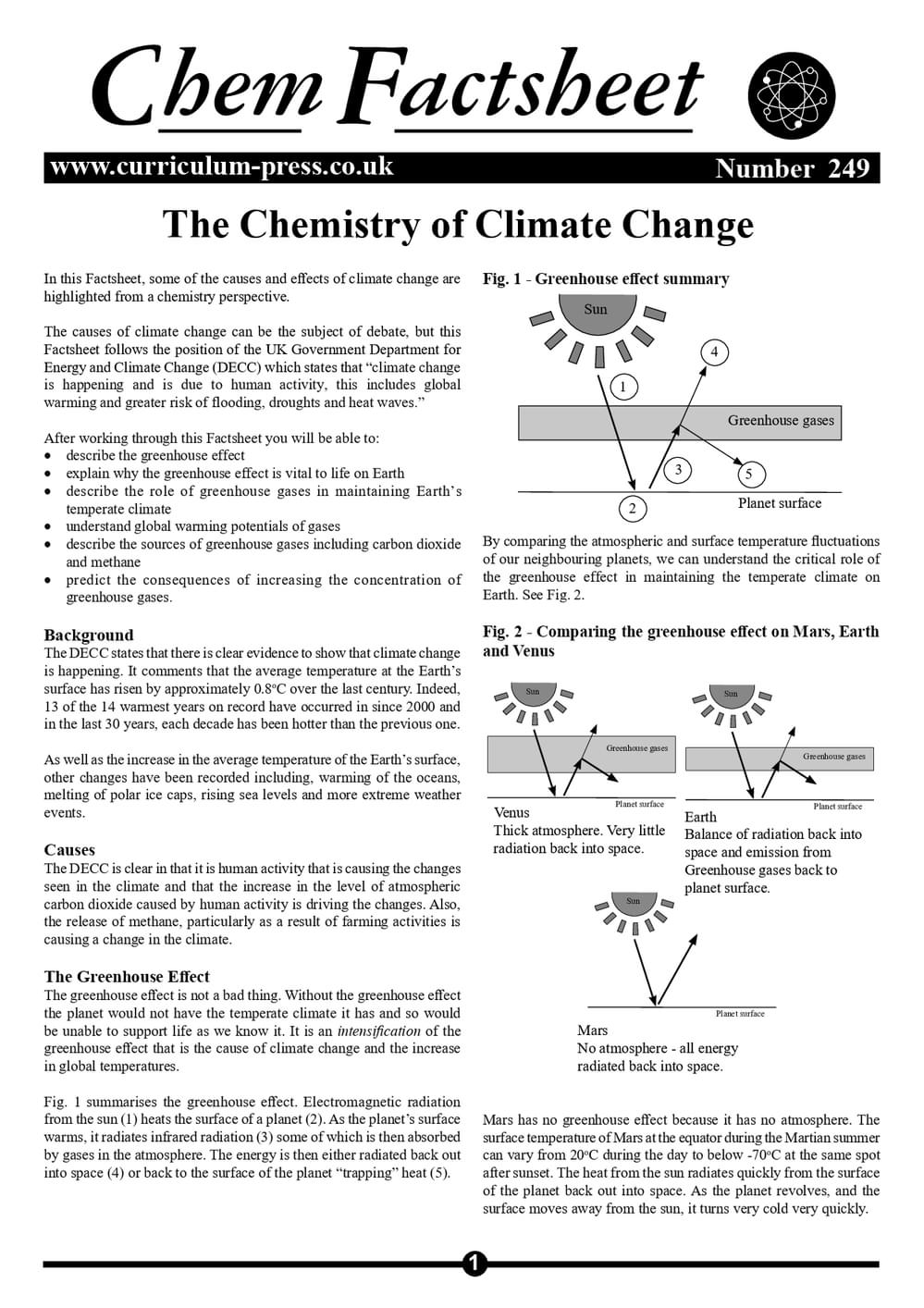 249 The Chemistry Of Climate Change