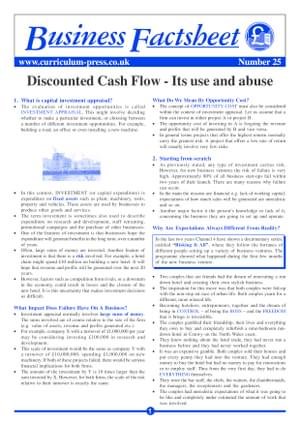 25 Discounted Cashflow