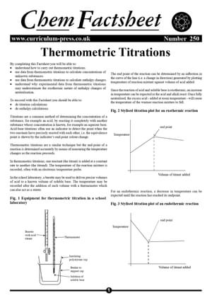 250 Thermometric Titrations