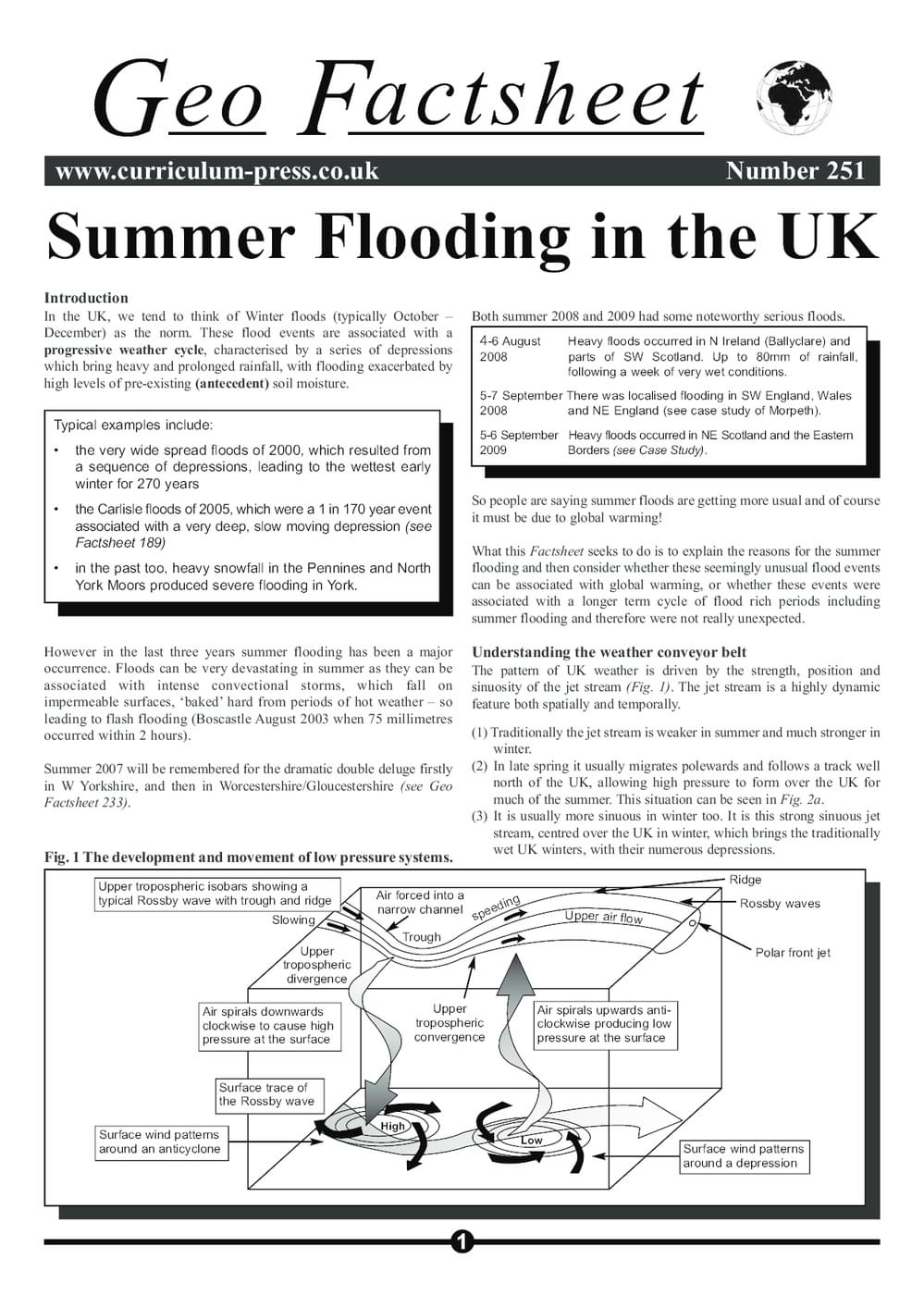 251 Summer Flooding