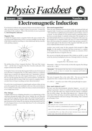 26 Electromagnetic Induction