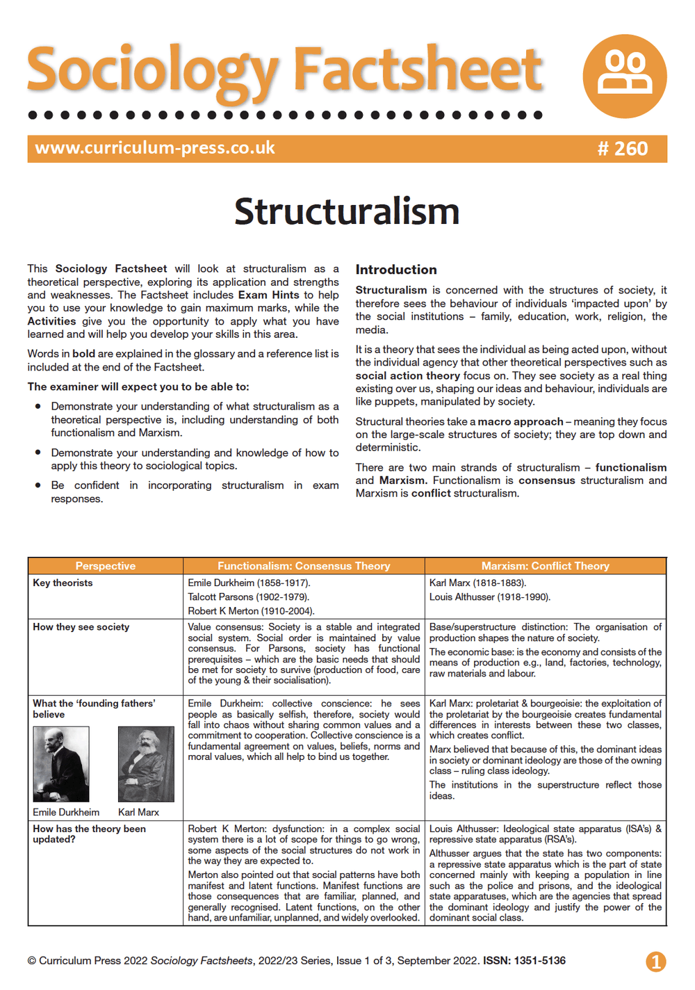 Structuralism - Curriculum Press