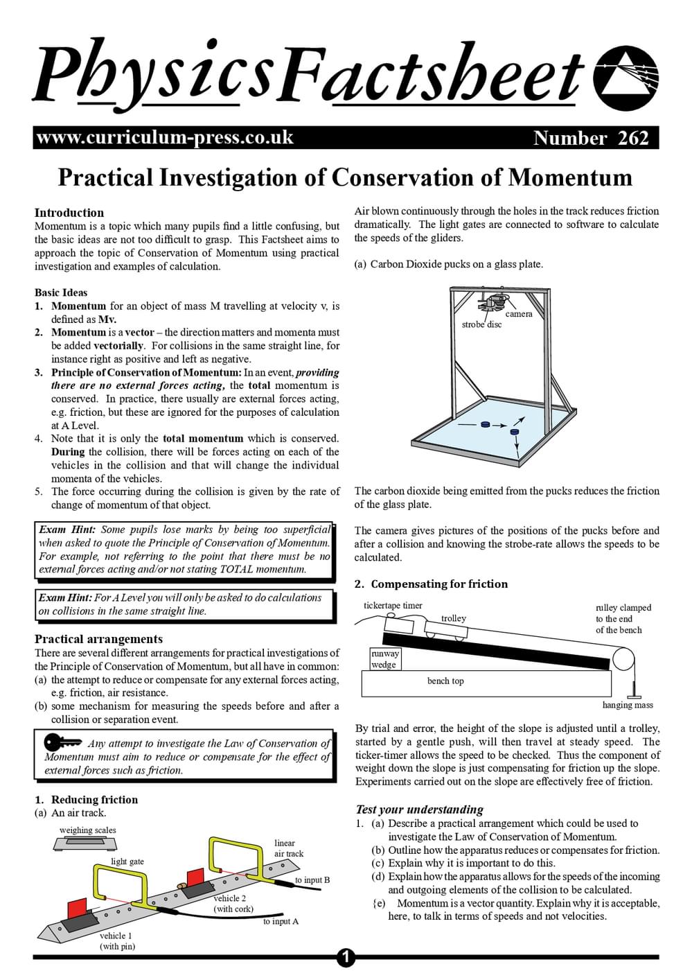 262 Conservation Of Momentum
