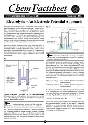 265 Electrode Potentials
