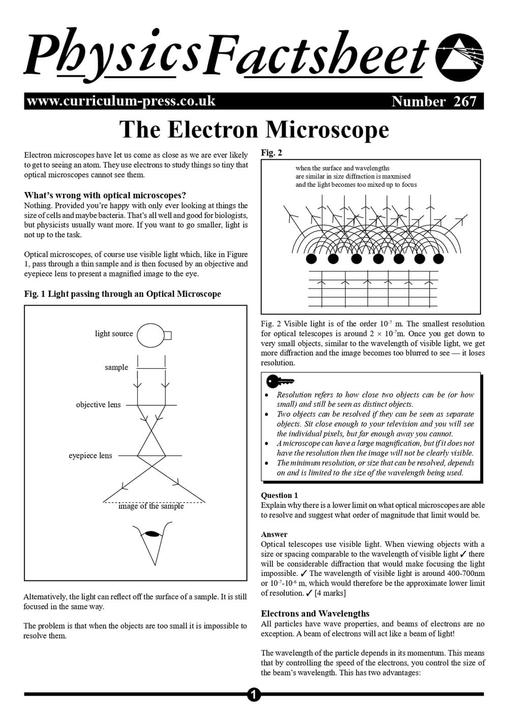 267 The Electron Microscope