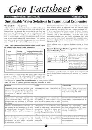 276 Sustainable Water