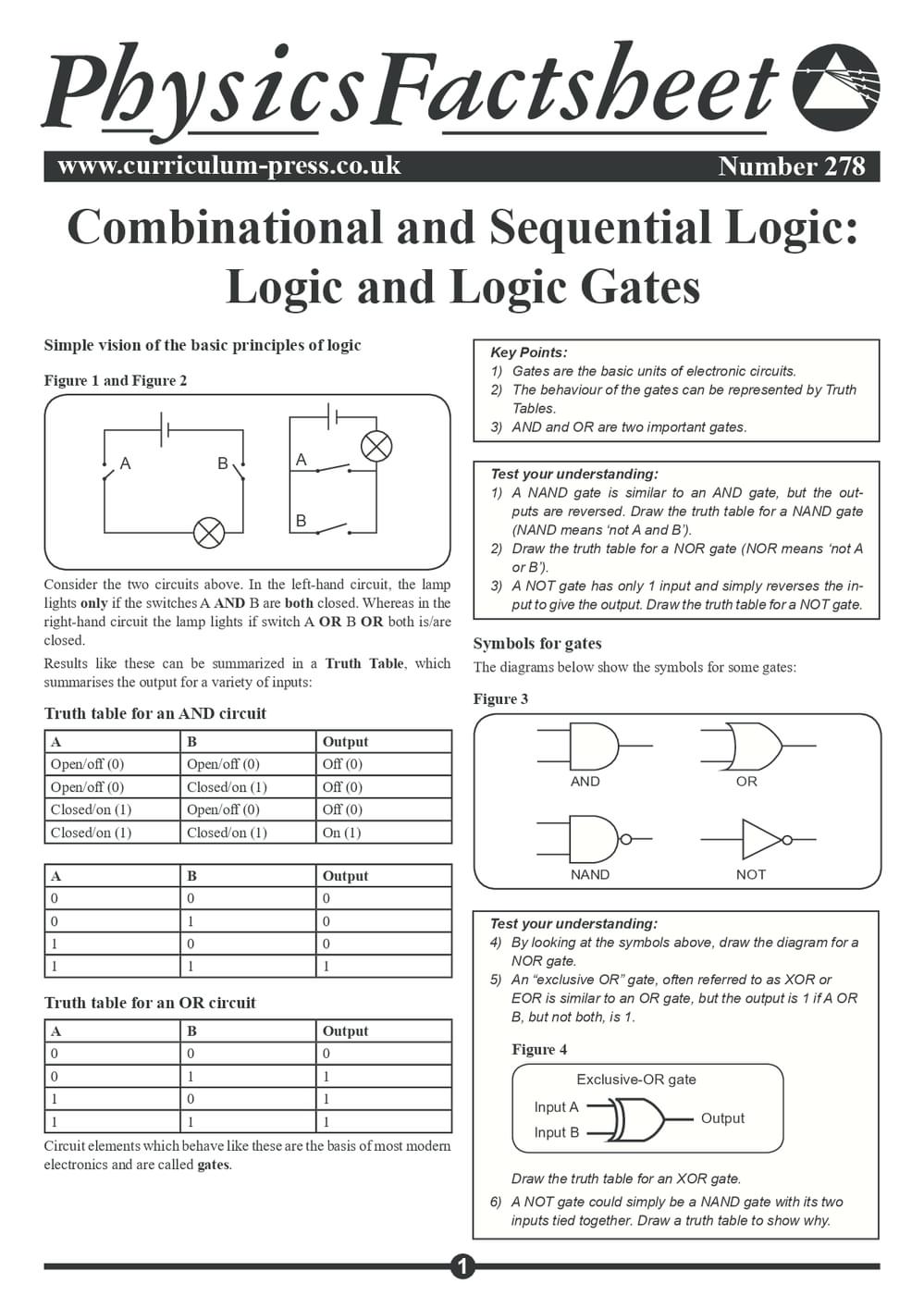 278 Combinational And Sequential Logic