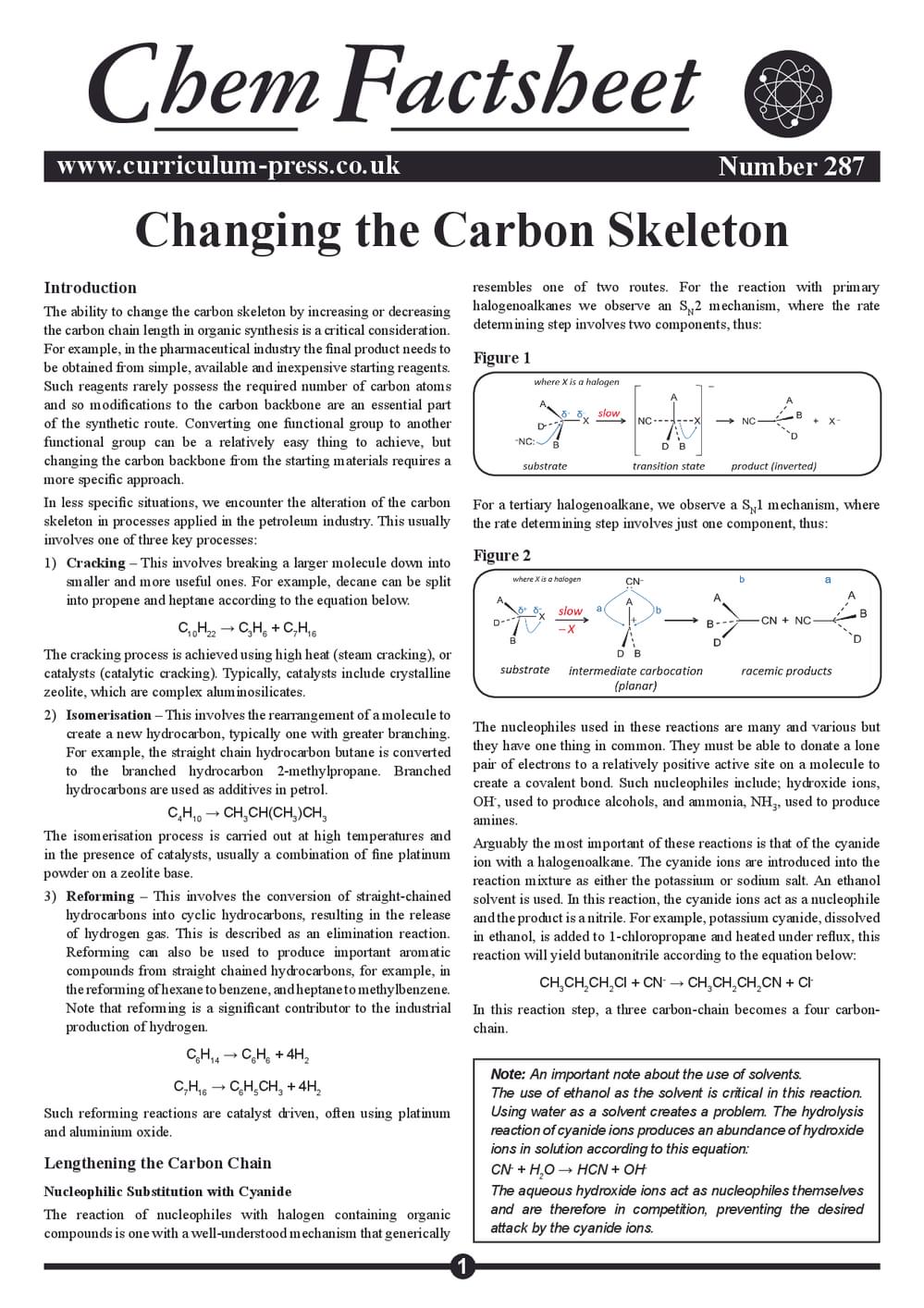 287 Changing The Carbon Skeleton