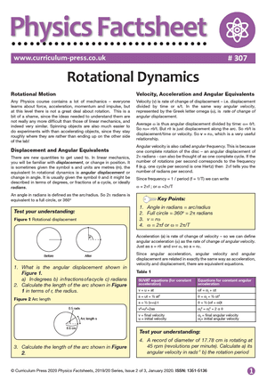 307 Rotational Dynamics v2