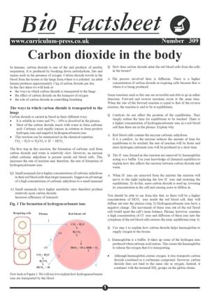 309 Carbon Dioxide In The Body