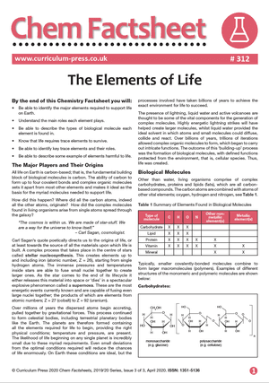 312 The Elements of Life
