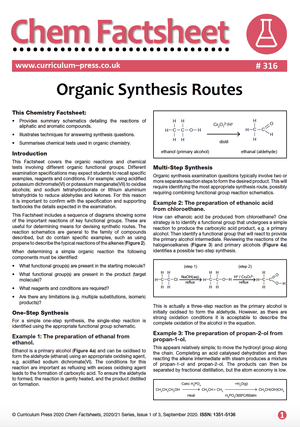 316 Organic Synthesis Routes v2