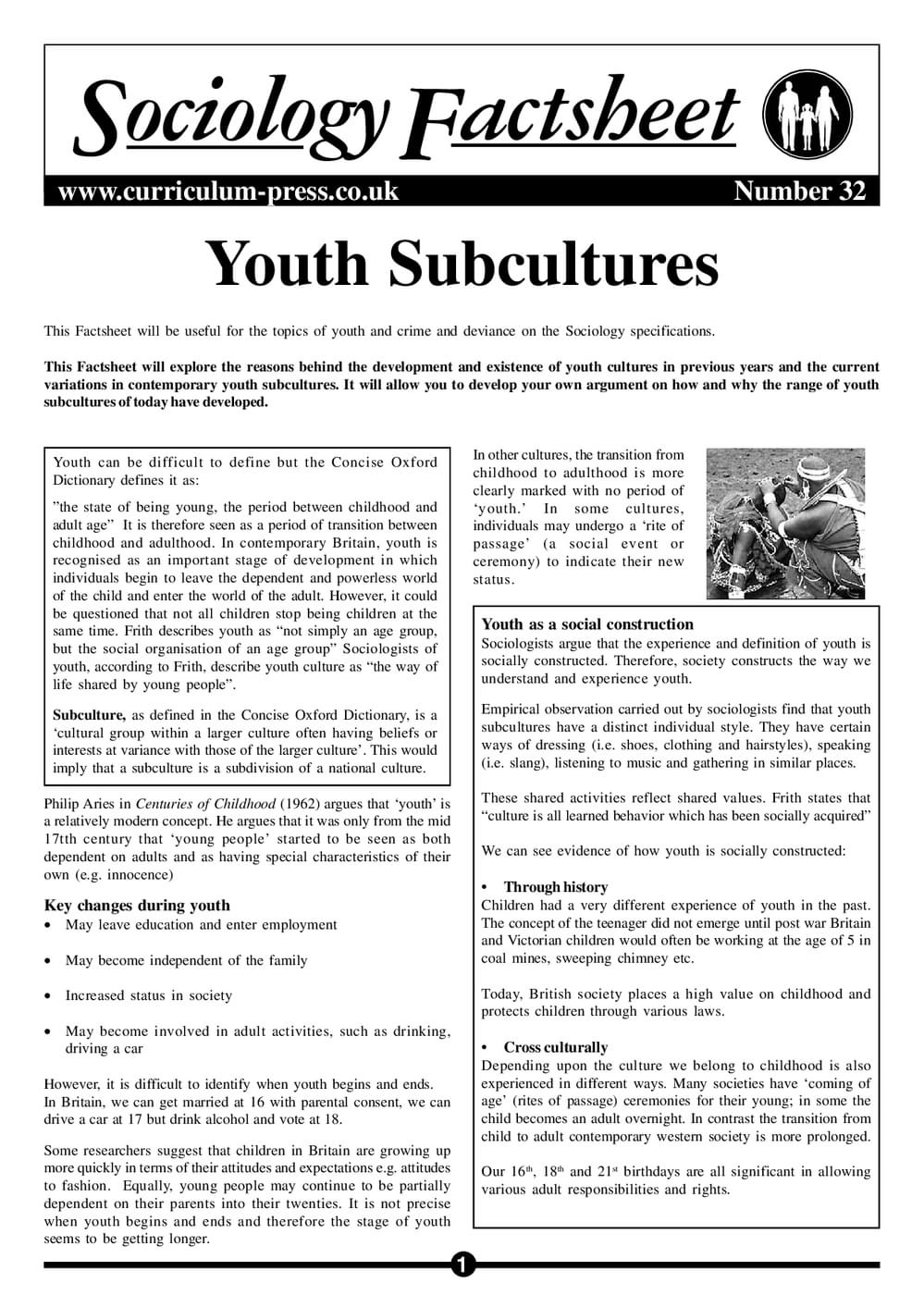 32 Youth Subcultures