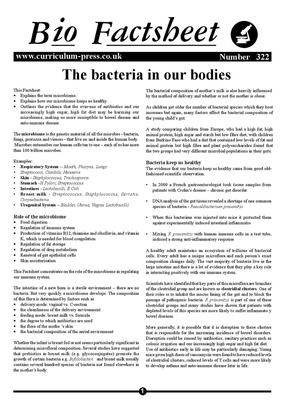 322 The bacteria in our bodies v2