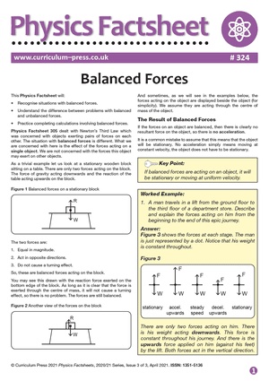 324 Balanced Forces
