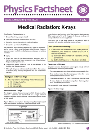 327 Medical Radiation X rays
