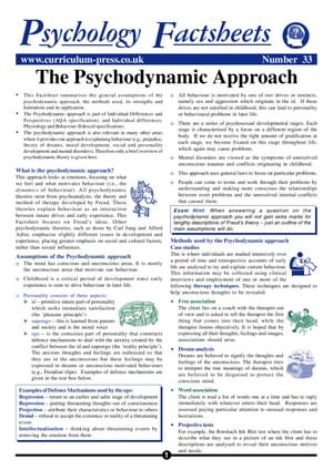 33 Psychodynamic