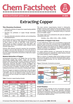 334 Extracting Copper