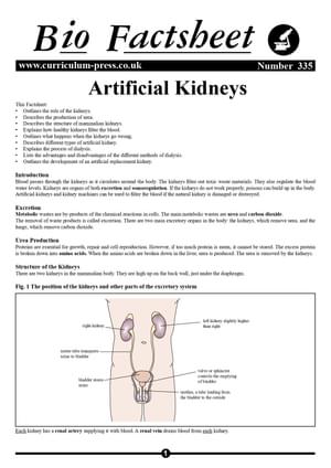 335 Artificial Kidneys