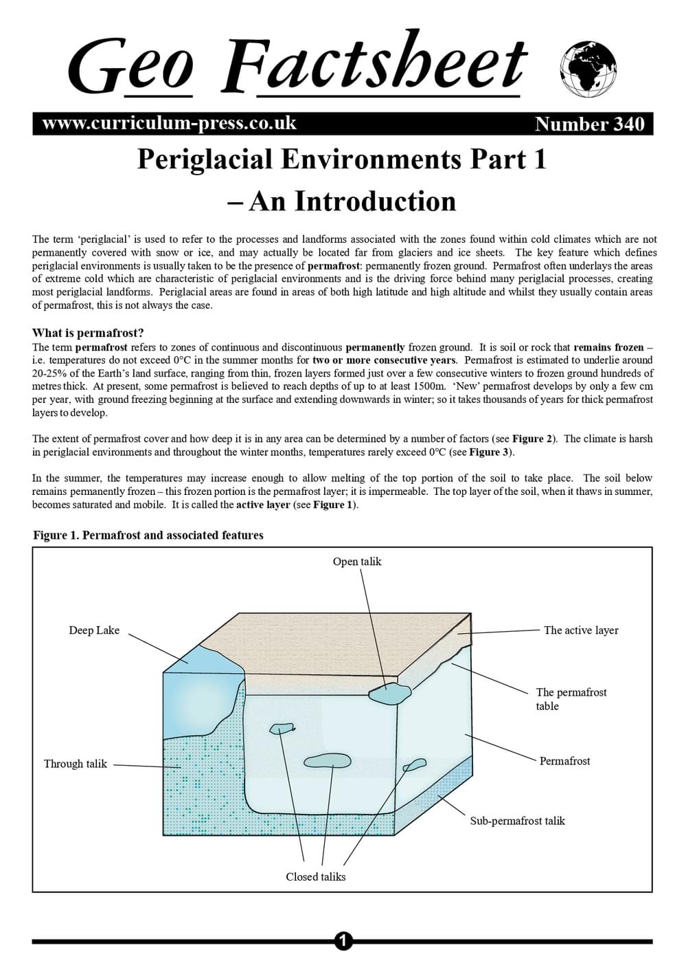 340 Periglacial Environments Part 1