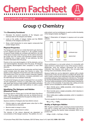 341 Group 17 Chemistry
