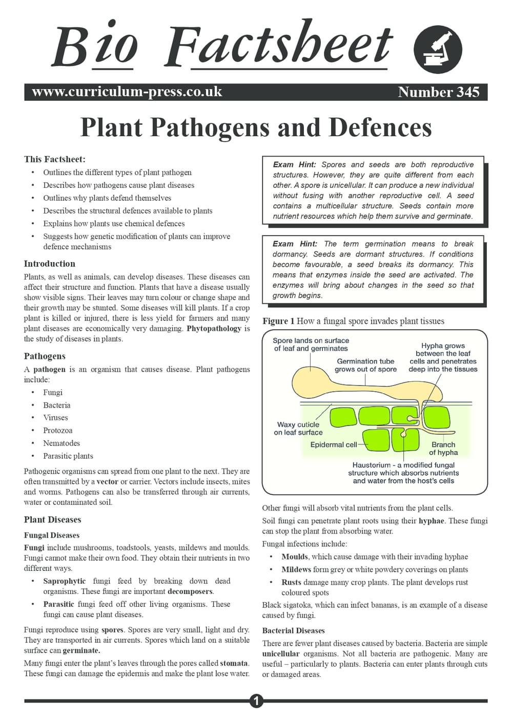 345 Plant Pathogens