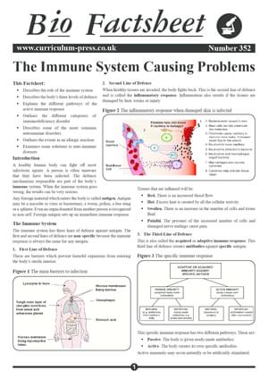 352 Immune System Causing Problems