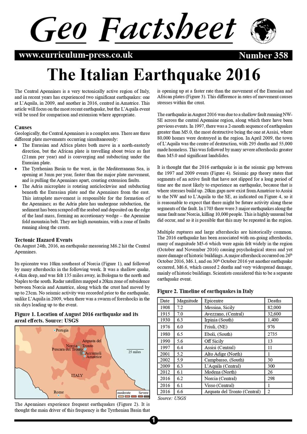 358 The Italian Earthquake 2016